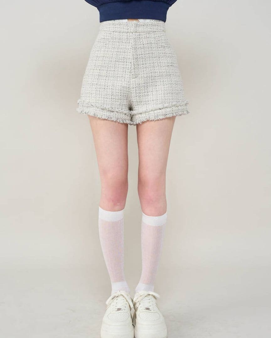 Darich コンパクトフリンジツイードショートパンツ M