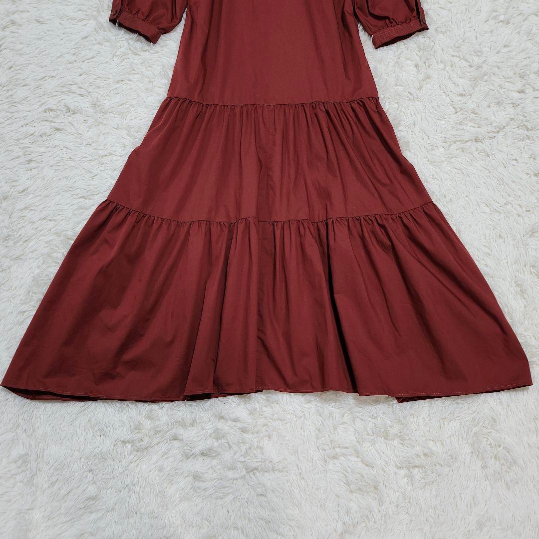 現行タグ☆ヒューゴボス　DEPERA　ティアードワンピース　ロング　ドレス