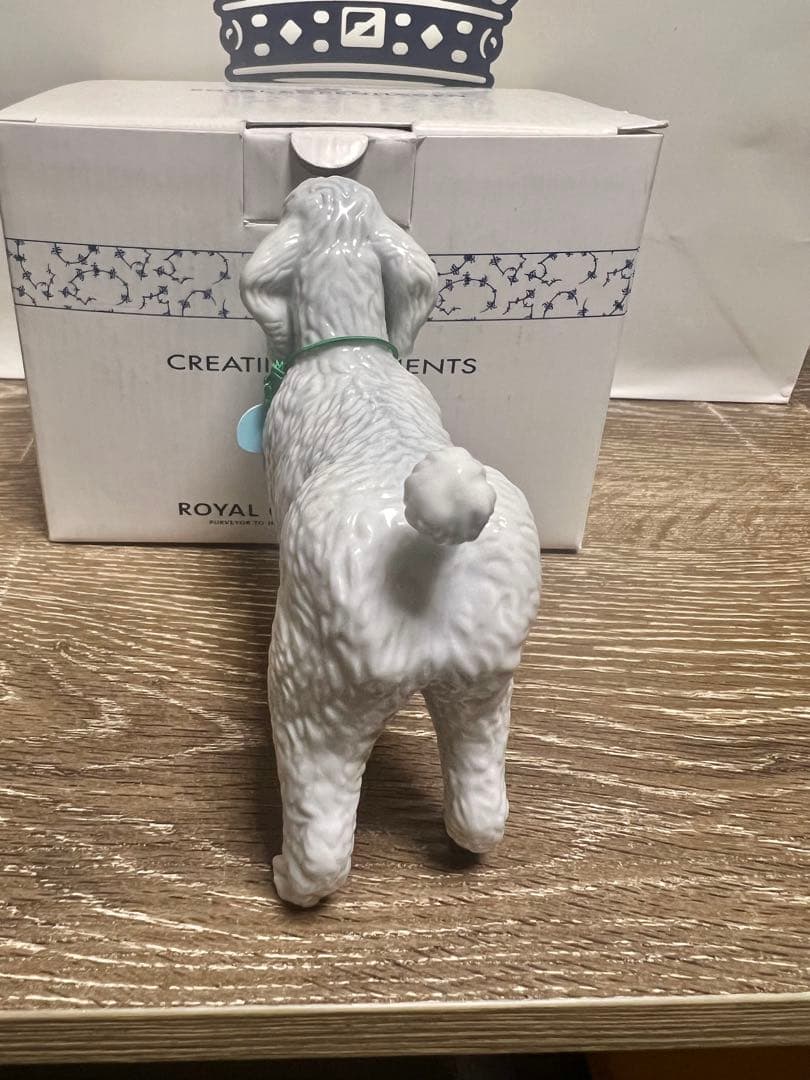 ロイヤルコペンハーゲン☆干支フィギュリン☆戌年☆2006年☆プードル☆新品未使用