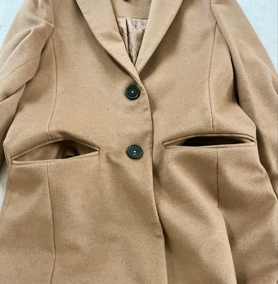 高級✨美品✨ ブルックスブラザーズ キャメル100% チェスターコート サイズ2