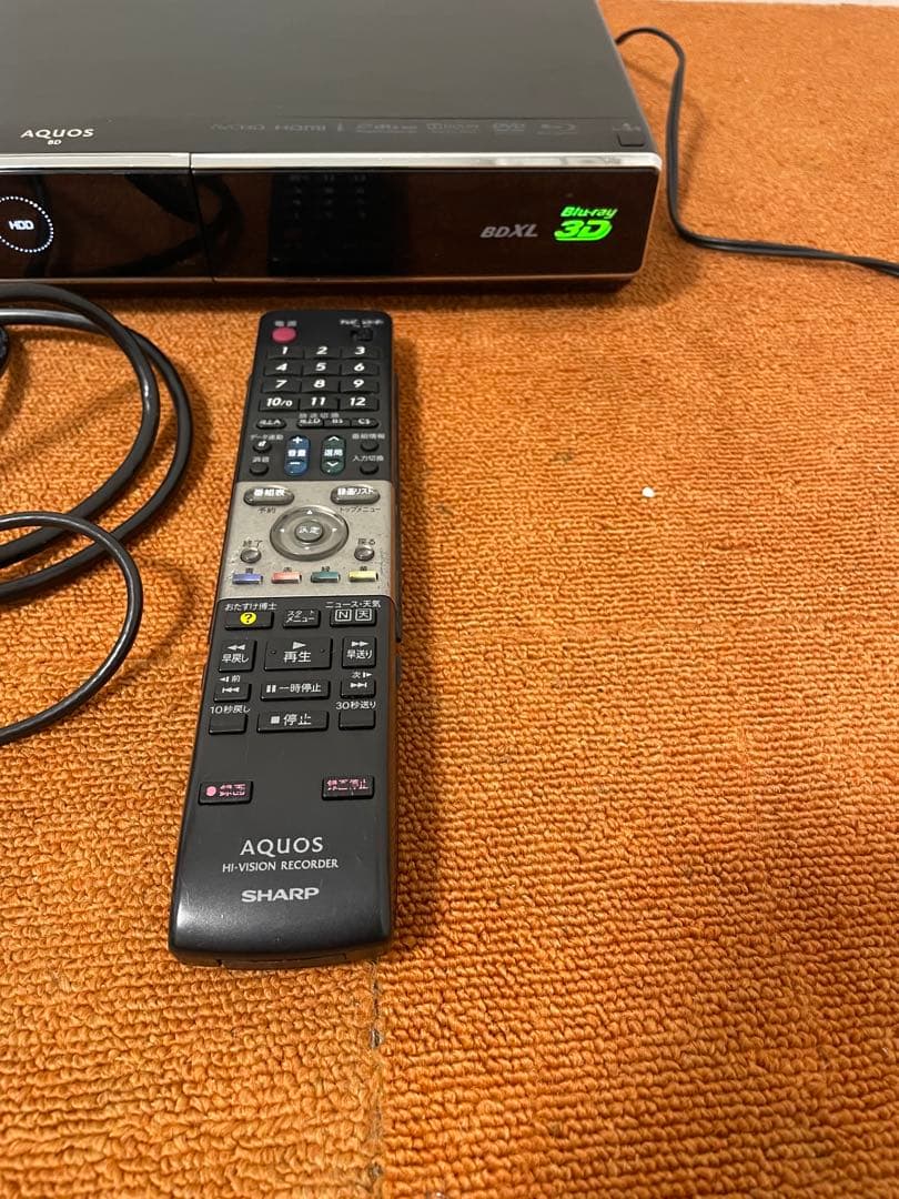 SHARP ブルーレイディスクレコーダー ブルーレイレコーダー Wチューナー