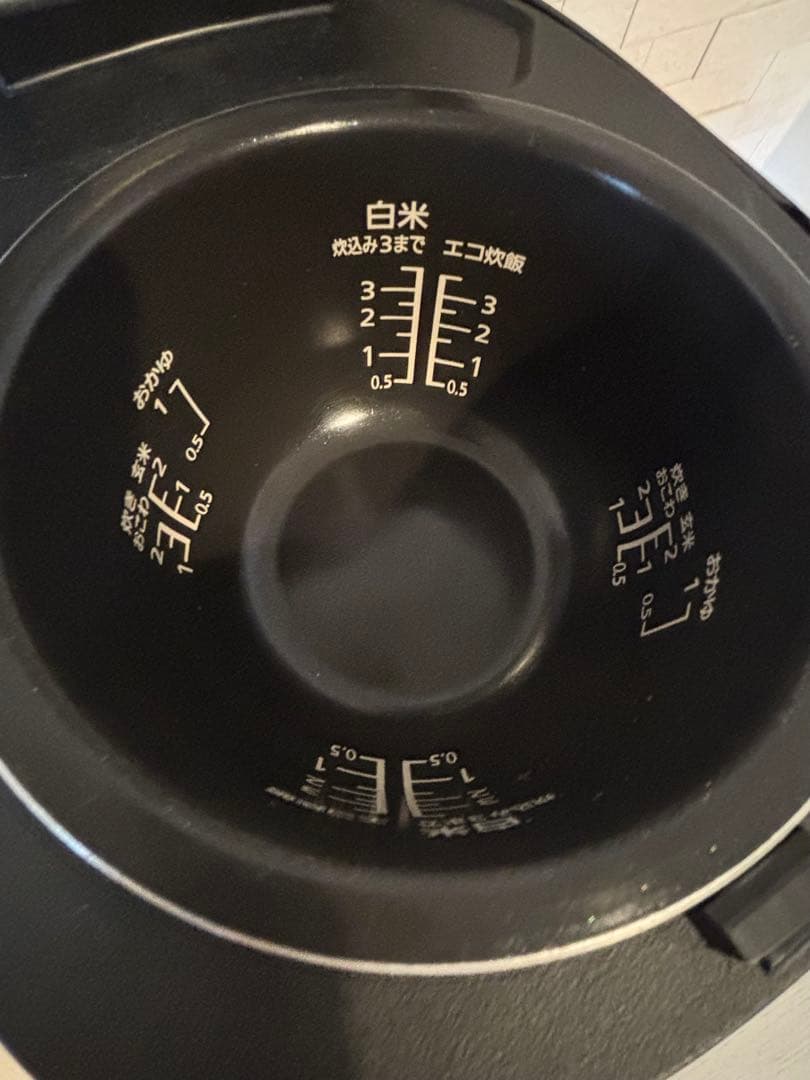 Panasonic SR-KT060 炊飯器 3.5合 ブラック