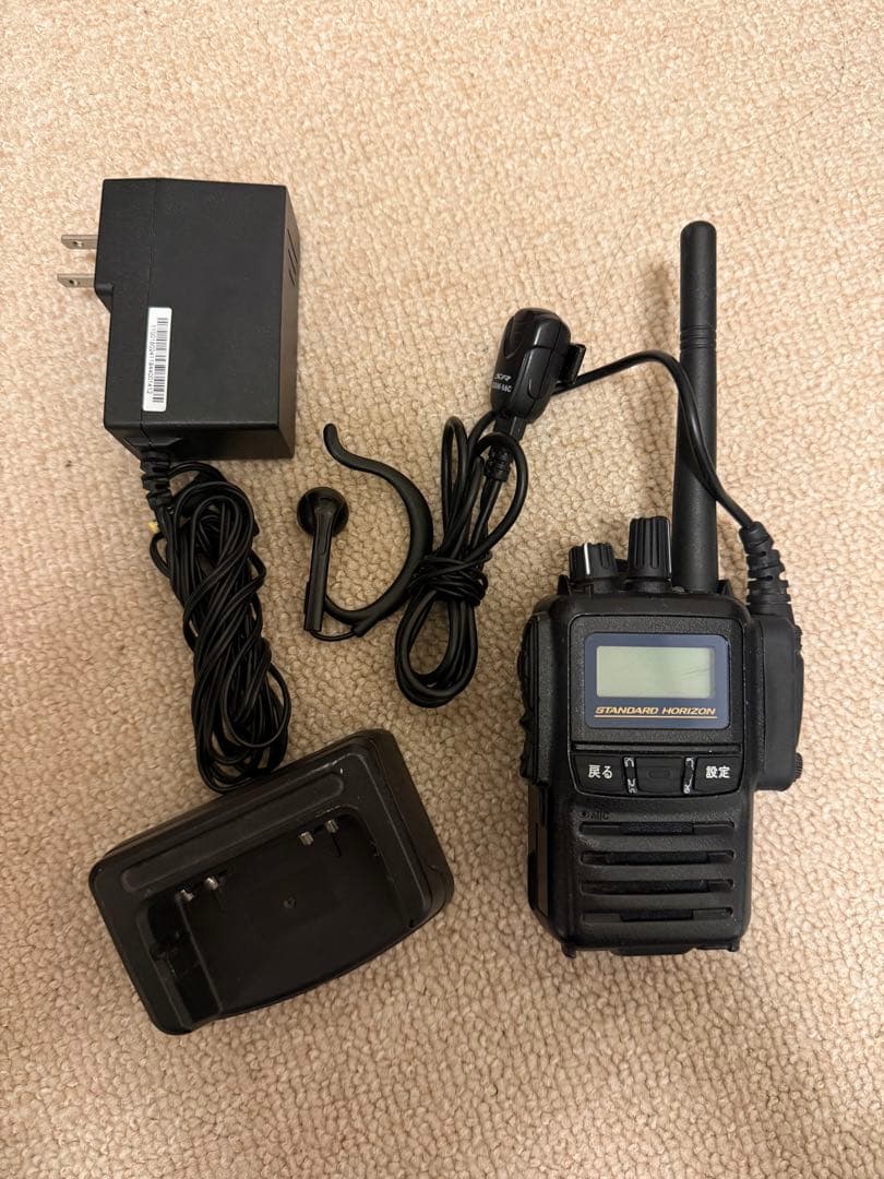 スタンダードホライゾン SR740 デジタル簡易無線 インカム イヤホンマイク付