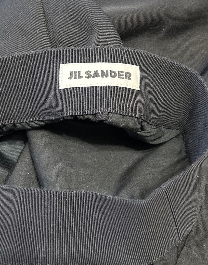 JIL SANDER 22SS ウエストゴム ギャザー スラックス ブラック