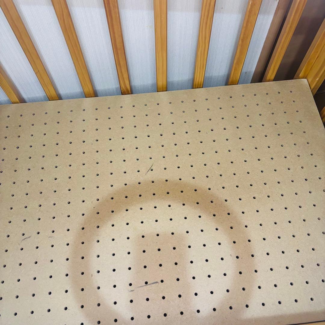 分解可説明書付】カトージ ミニベビーベッド チャーミー ナチュラル キャスター付