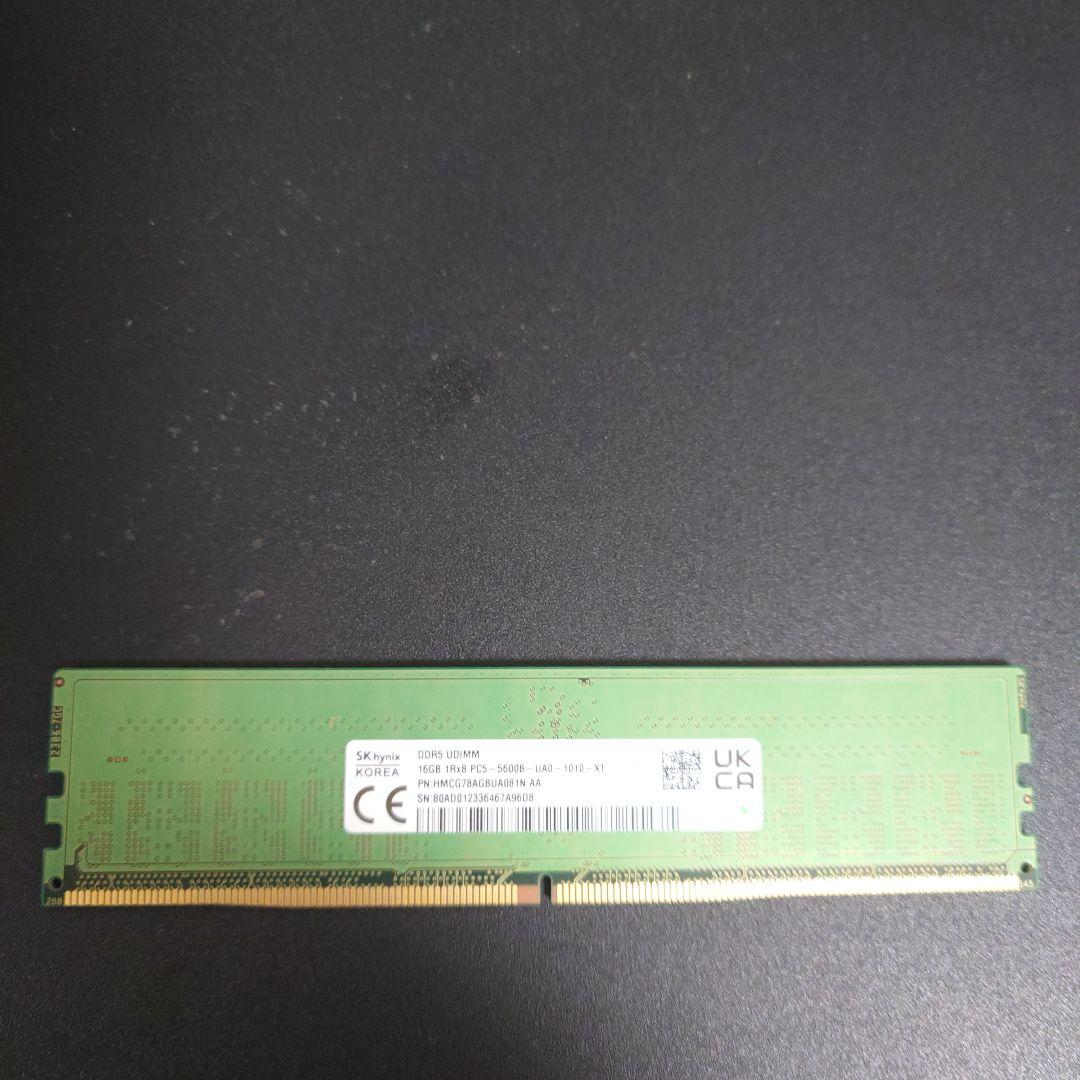 SK hynix 16GB DDR5-5600 PCメモリ