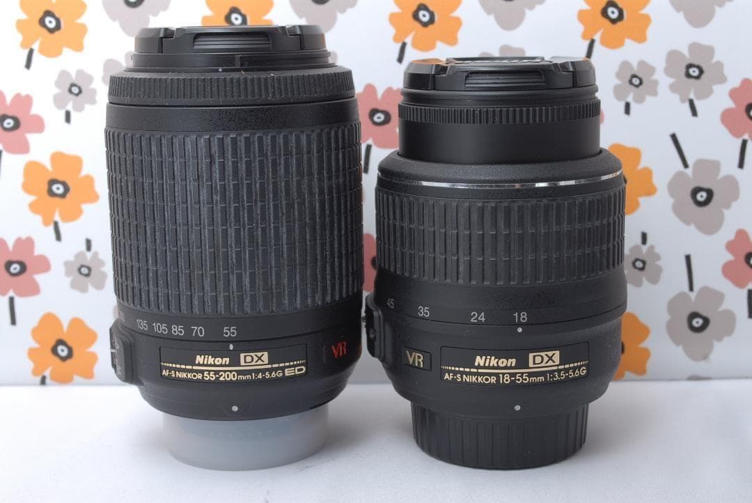 ❤Nikon D3200❤付属品たくさん！❤スマホ転送OK❤Wレンズセット❤