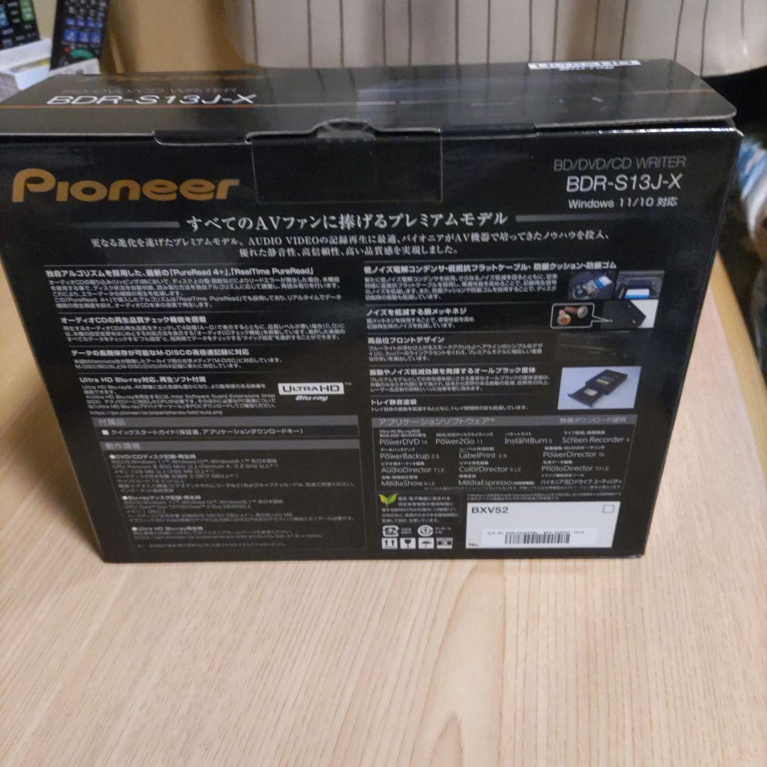 Pioneer BDR-S13J-X ブルーレイディスクドライブ　内蔵型