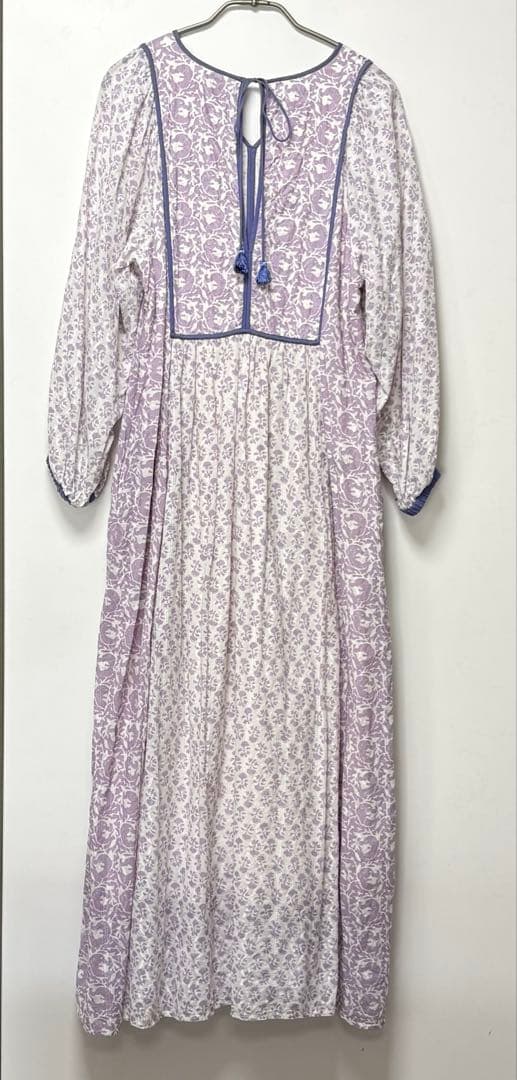 ✨ヌキテパ ne Quittez pas総柄ワンピース 長袖 人気　M