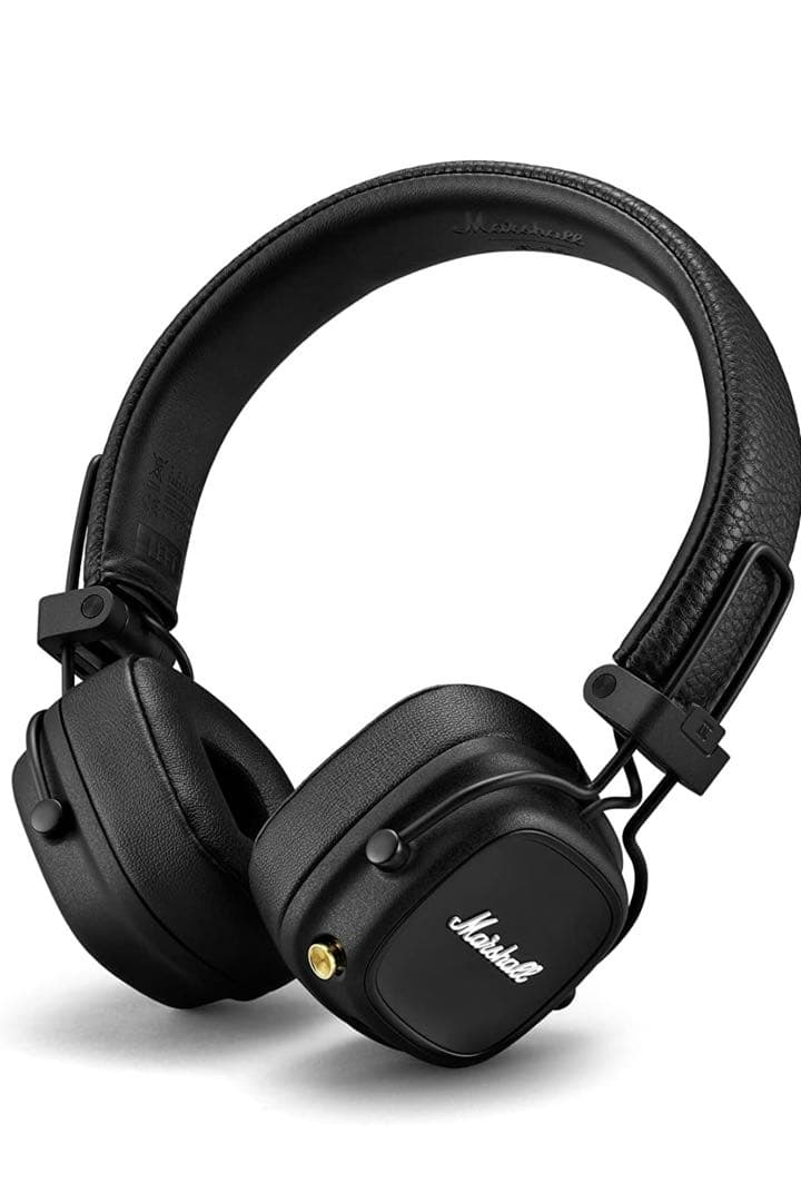 Marshall ワイヤレスオンイヤーヘッドホン Major Ⅳ ブラック