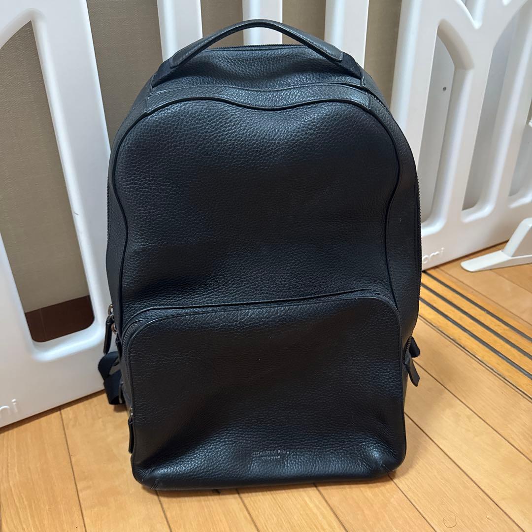 コールハーンGRANDSERIES ブラック レザー リュック