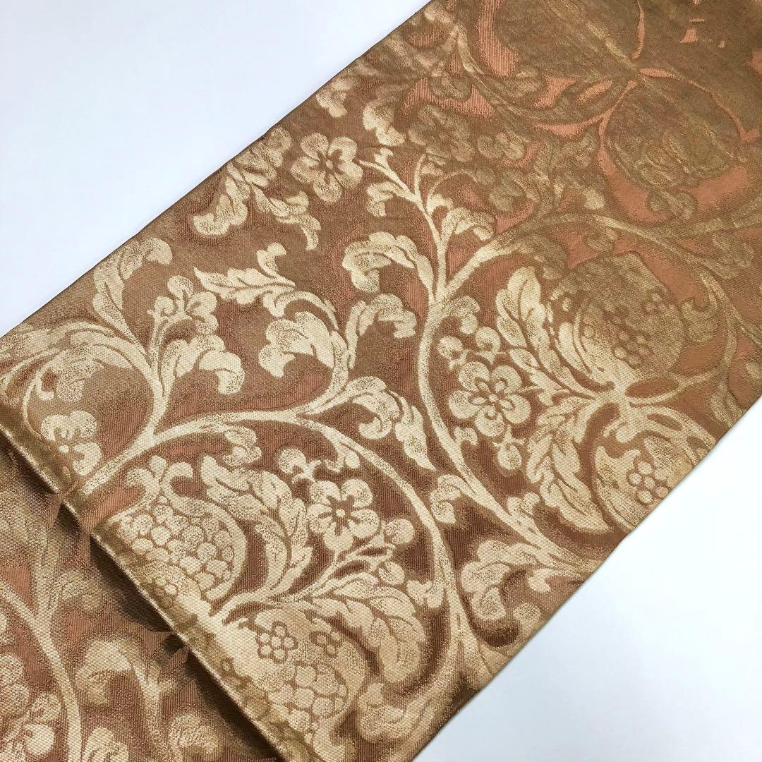 2点おまとめ 袋帯 本袋帯 花唐草模様 金糸 KO-1778 KO-1735