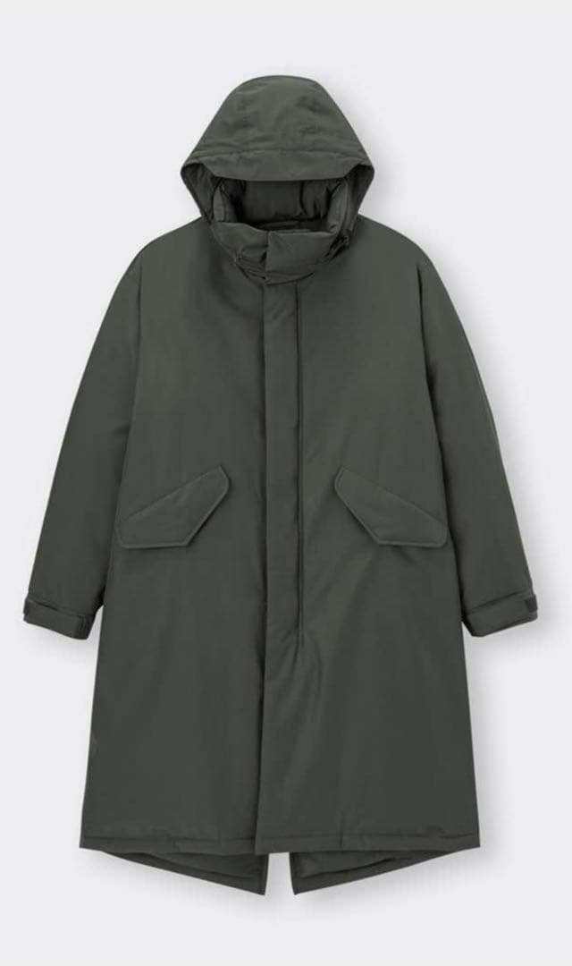 希少完売入手困難　GU ヒートパデッドモッズコート XXL