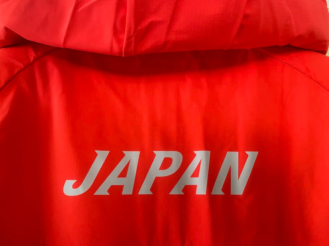 レインコート 雨具 asics L メンズ JAPAN 日本代表 カッパ 未着用