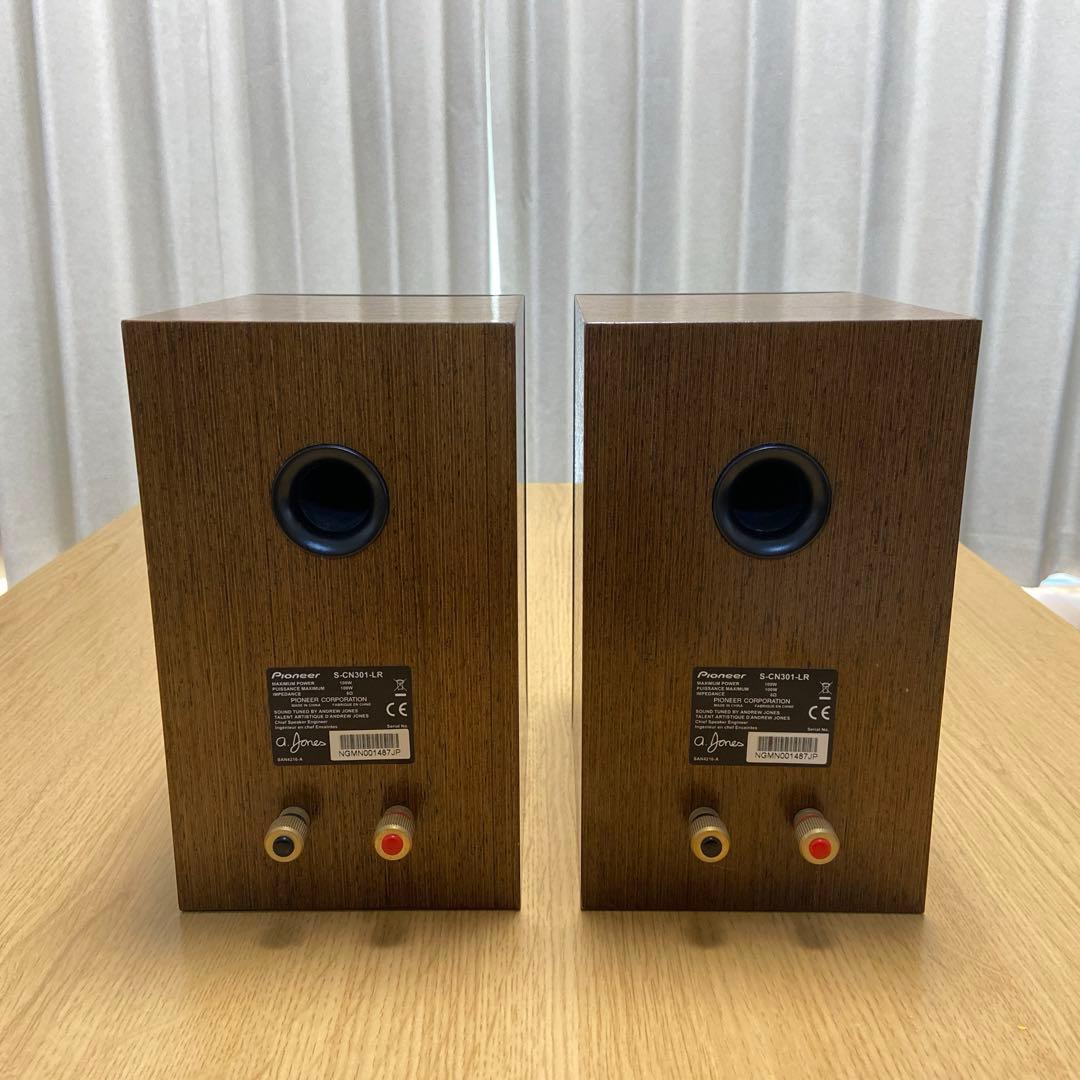 Pioneer パイオニア S-CN301-LR ブックシェルフスピーカー