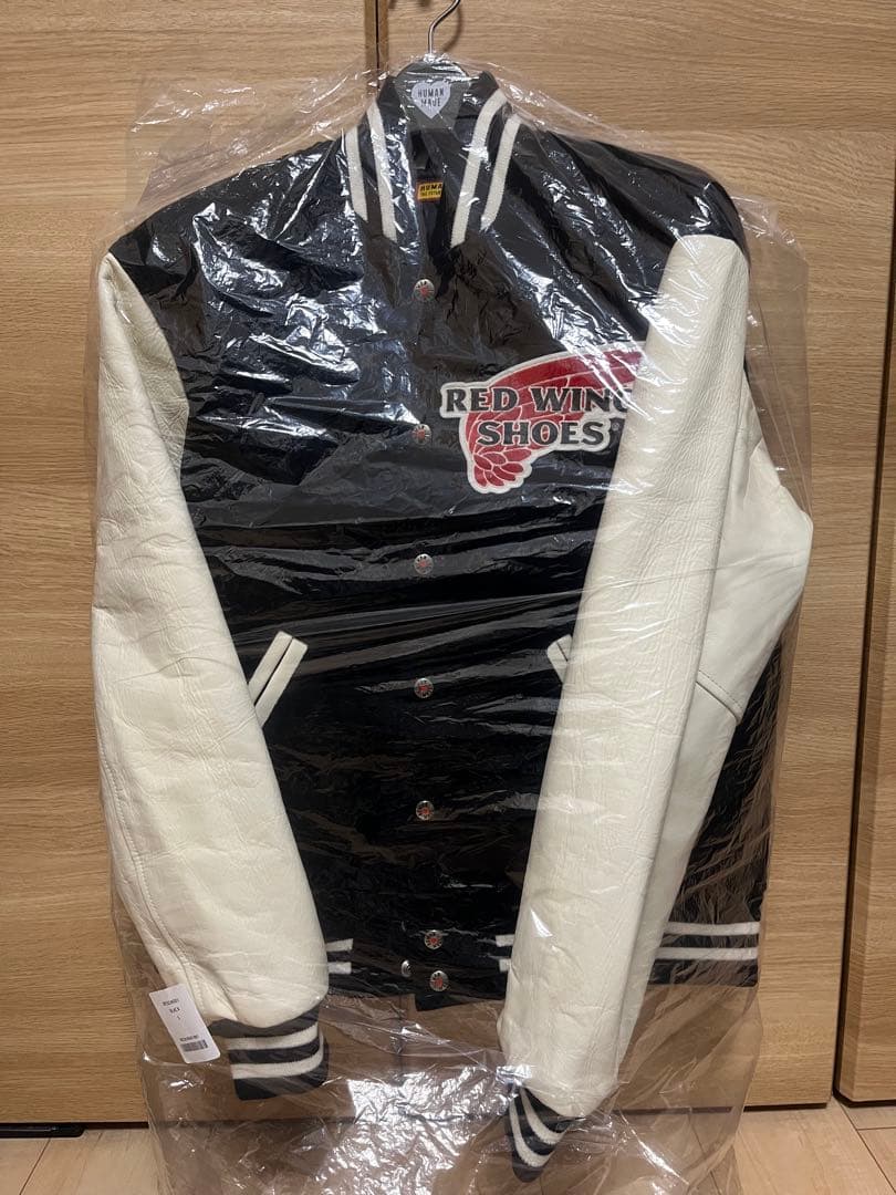 ジャケット・アウター HUMAN MADE x RED WING VARSITY JACKET S