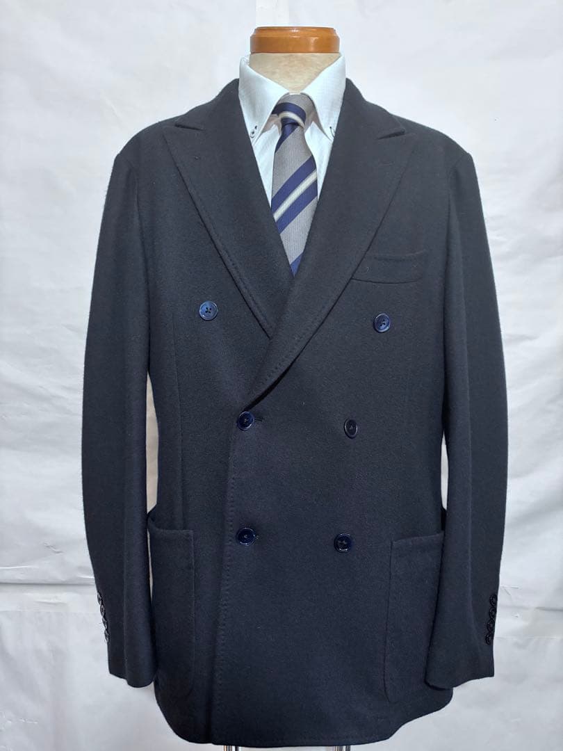 Brilla ブリッラペルイルグストダブルブレストジャケット　カシミヤ混