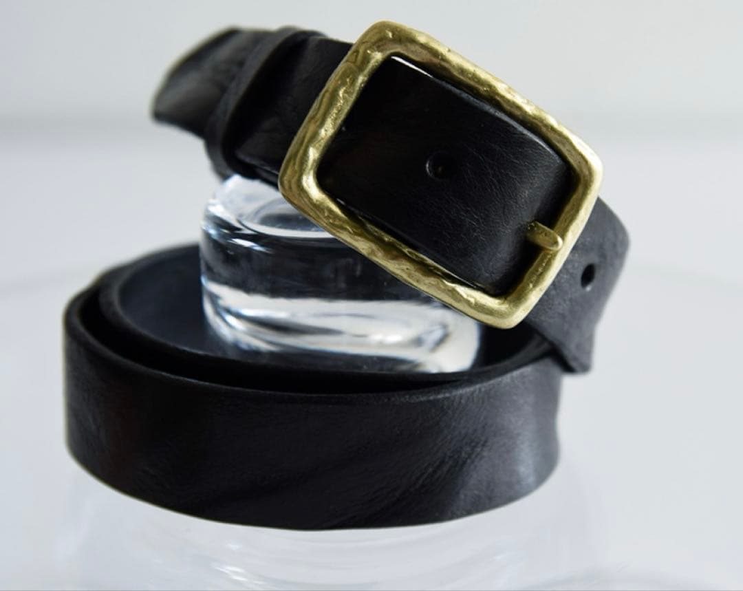 R&D.M.Co-（オールドマンズテーラー） モンタナ レザーベルト　黒