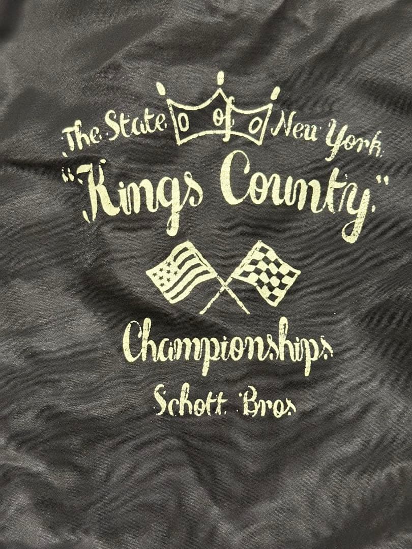 Schott Kings County ジャケット Sサイズ ヒョウ柄