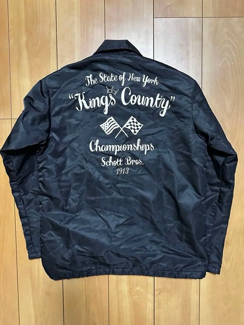 Schott Kings County ジャケット Sサイズ ヒョウ柄