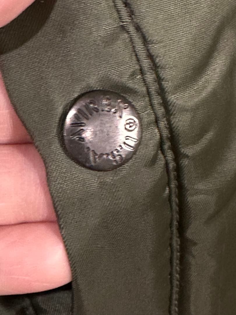 AVIREX 希少AVIREX フライトジャケットMA-1 スタッズロゴS