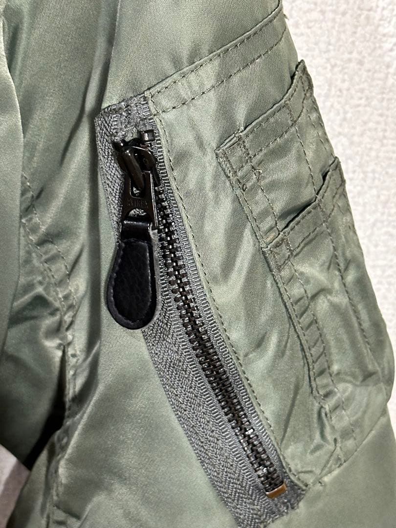 AVIREX 希少AVIREX フライトジャケットMA-1 スタッズロゴS