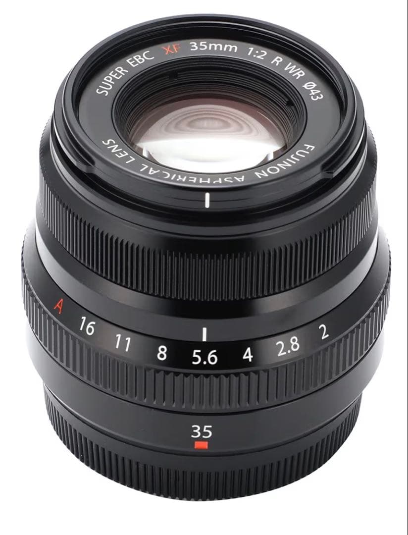 富士FUJIFILMフイルム XF 35mm F2 R WR 防塵防滴耐低温