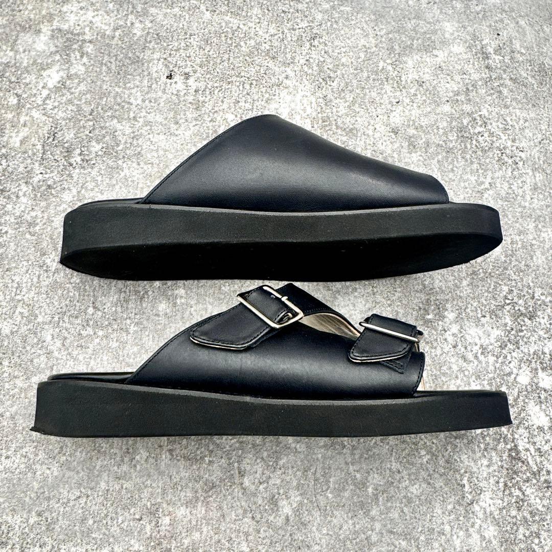 極美品　ビューティフルシューズ トシノスケタケガハラ レザーサンダル　24.5