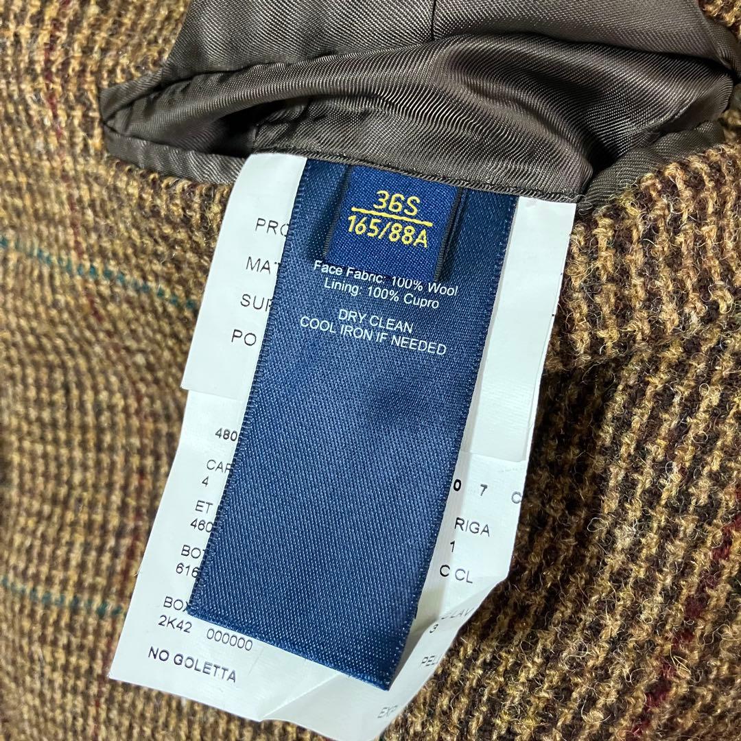 イタリア製　ポロラルフローレン　現行モデル　36 ウール　テーラードジャケット
