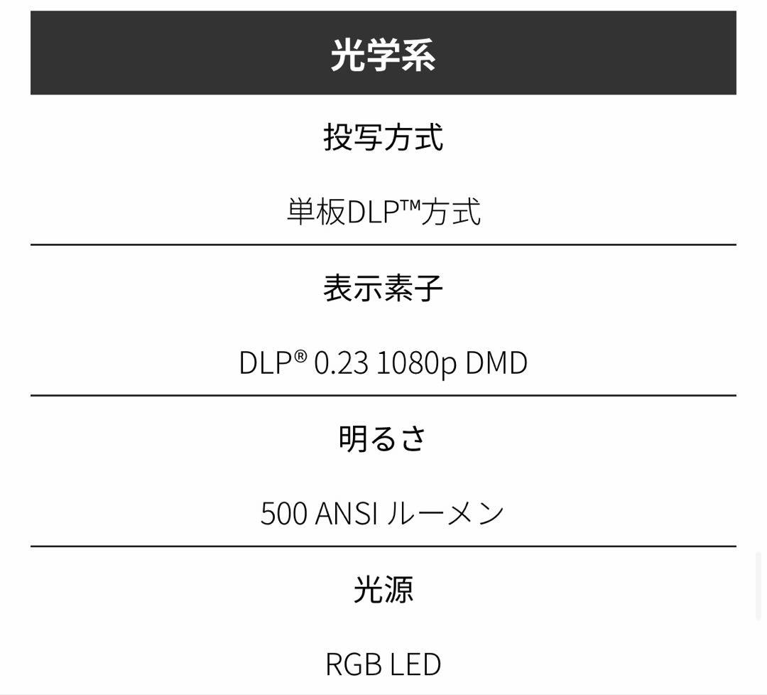 ま*さ様 popIn Aladdin SE プロジェクター本体 リモコン付き