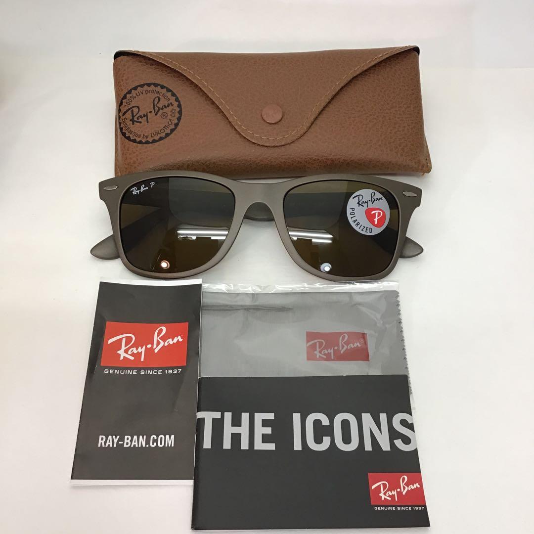 ❣️未使用品❣️レイバンRay-Ban 偏光サングラス ブラウン系　RB4195F