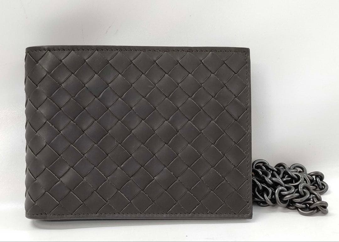 ボッテガヴェネタ イントレチャート　ウォレット　チェーン付　極美品