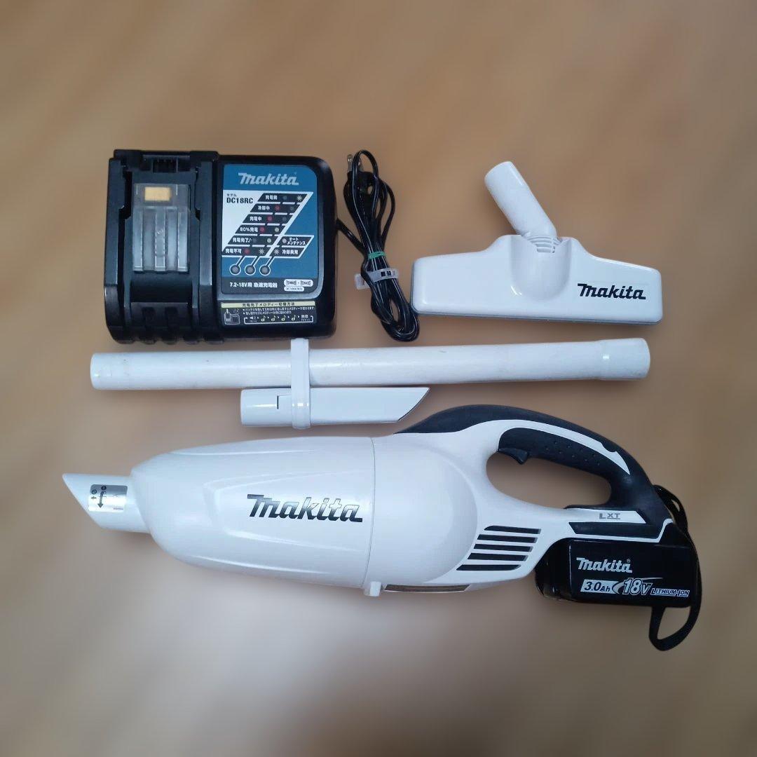 マキタ18V充電式クリーナーCL180FD 純正バッテリー及び純正急速充電器付