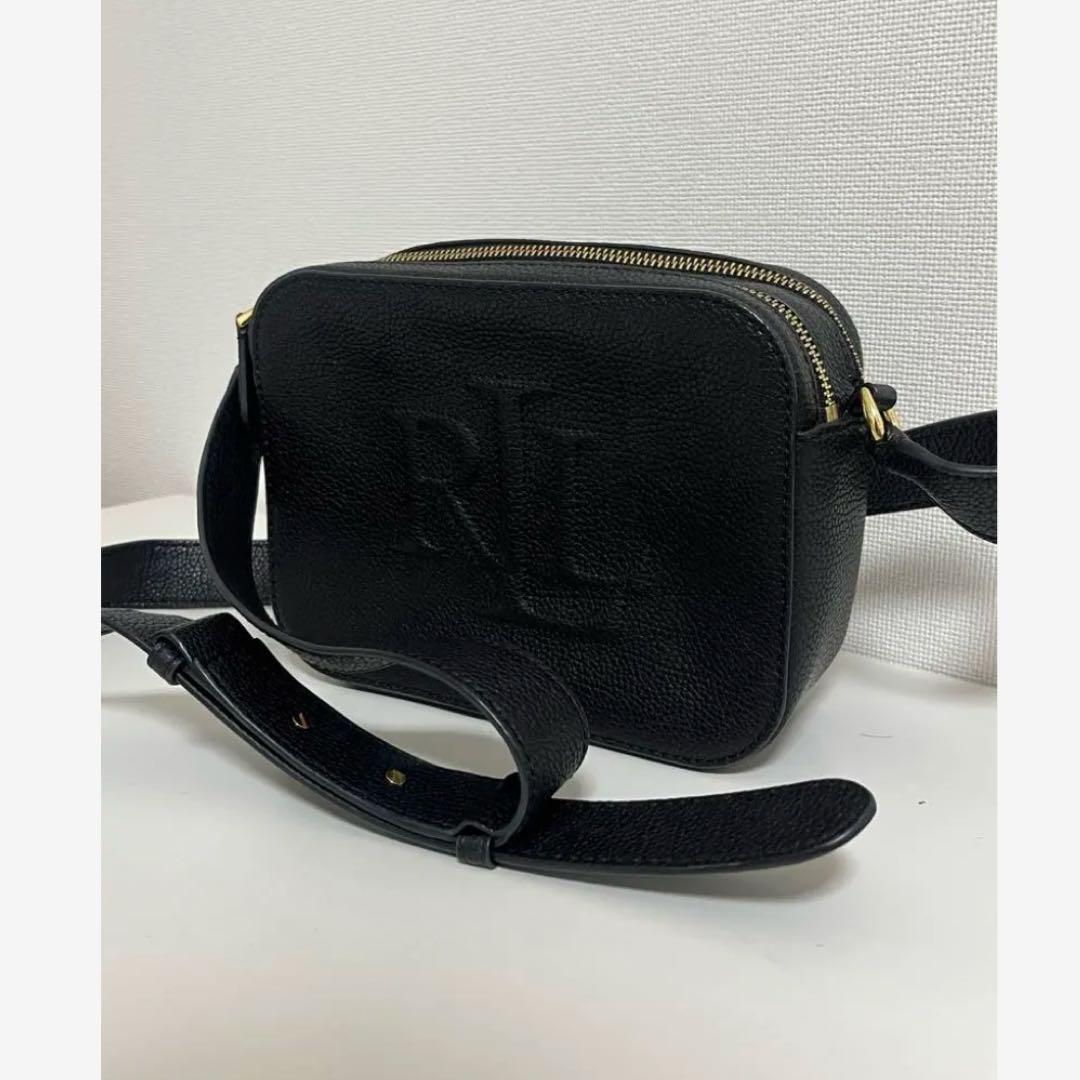 ローレンラルフローレン　レザーショルダーバッグ