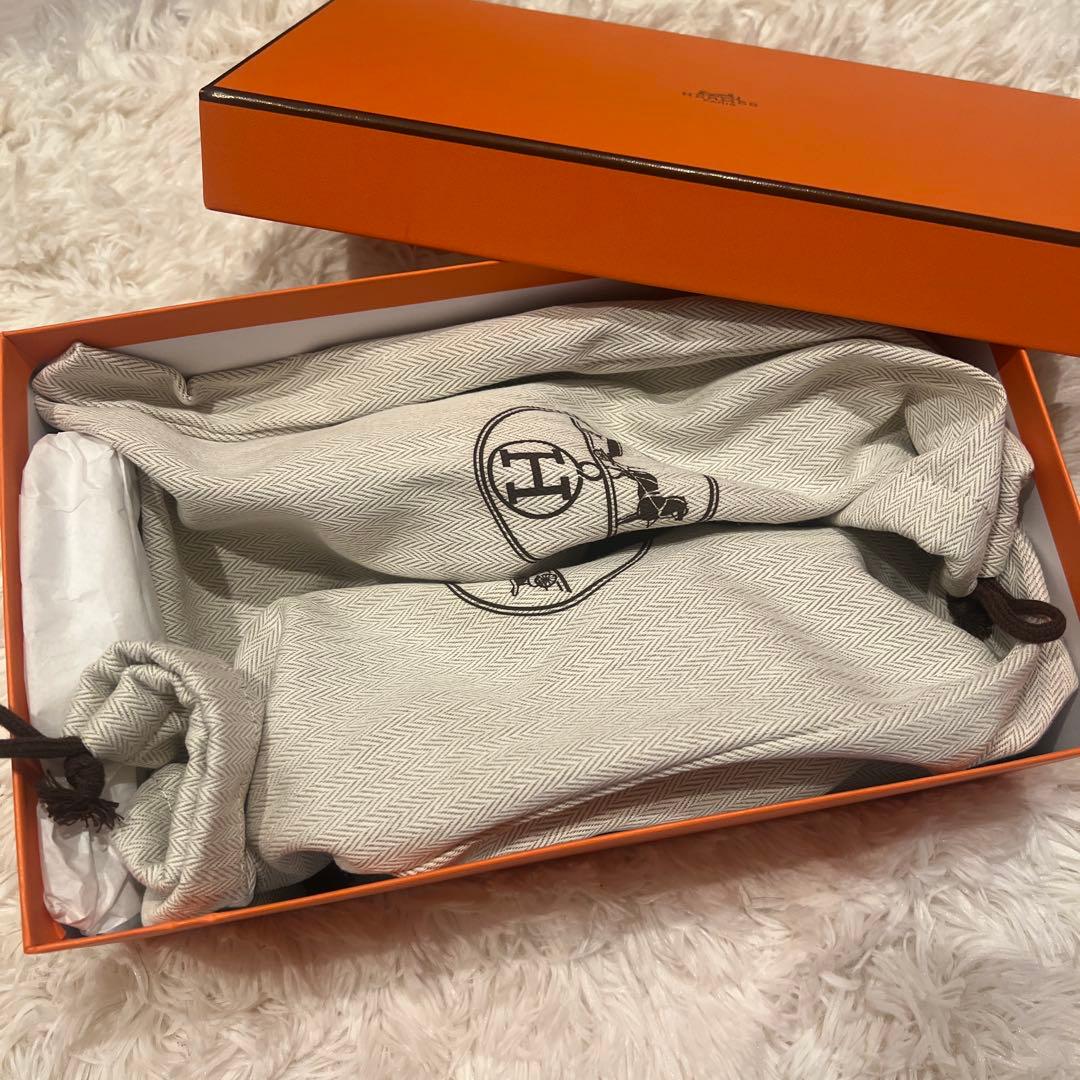 新品未使用 HERMES エルメス オアジス 36 エトゥープ サンダル