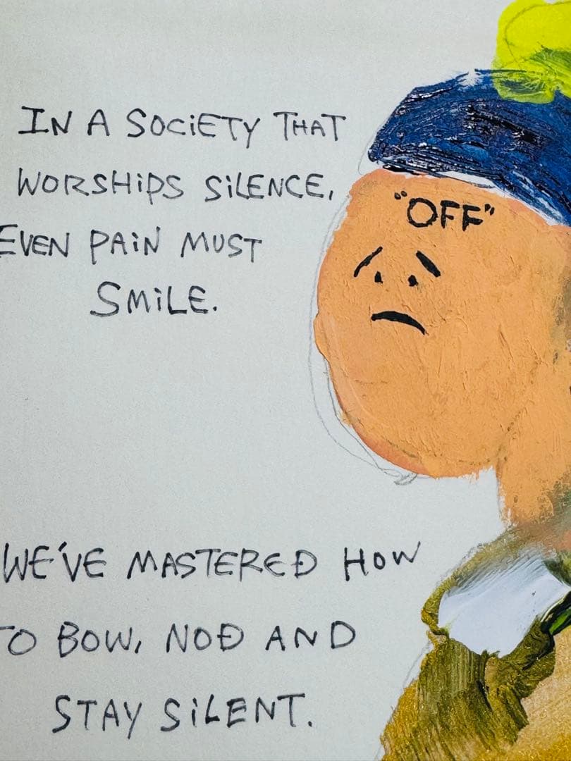 d*x様 TOKI 抽象画 真珠の耳飾りを外した少女 #139