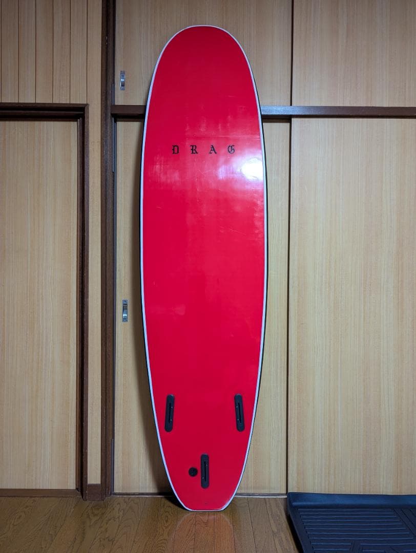 DRAG サーフボード：THE COFFIN 7 ソフトボード（中古美品）