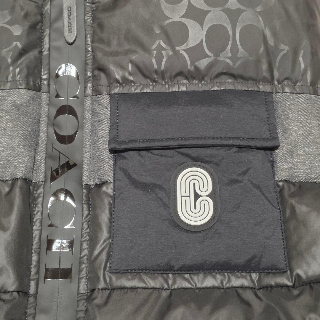 g*n様 COACH　コーチ　シグネチャー　ダウンベスト　ブラック　DWNVST