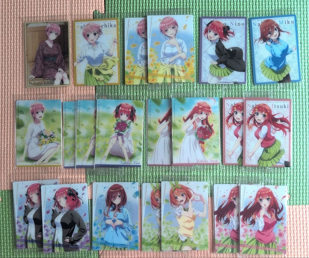 五等分の花嫁　ウエハース カード　130枚以上　まとめ売り