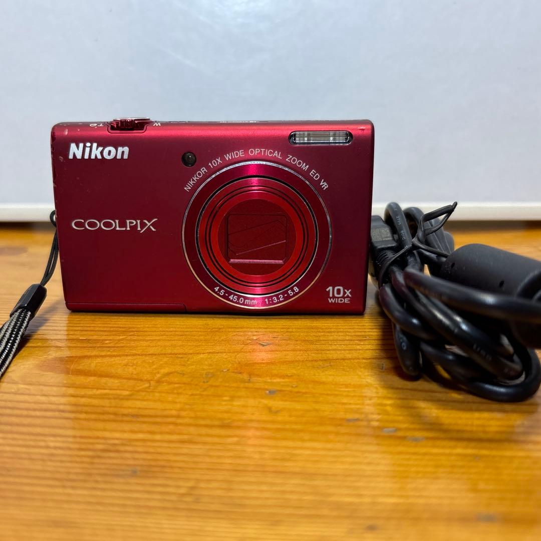 Nikon COOLPIX S6200 レッド コンパクトデジタルカメラ