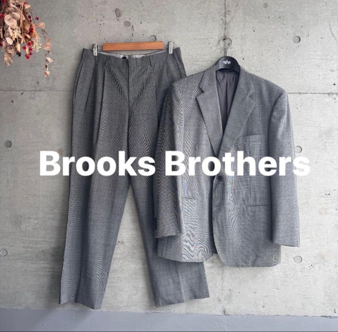 美品！Brooks Brothers ウールチェック柄 セットアップ