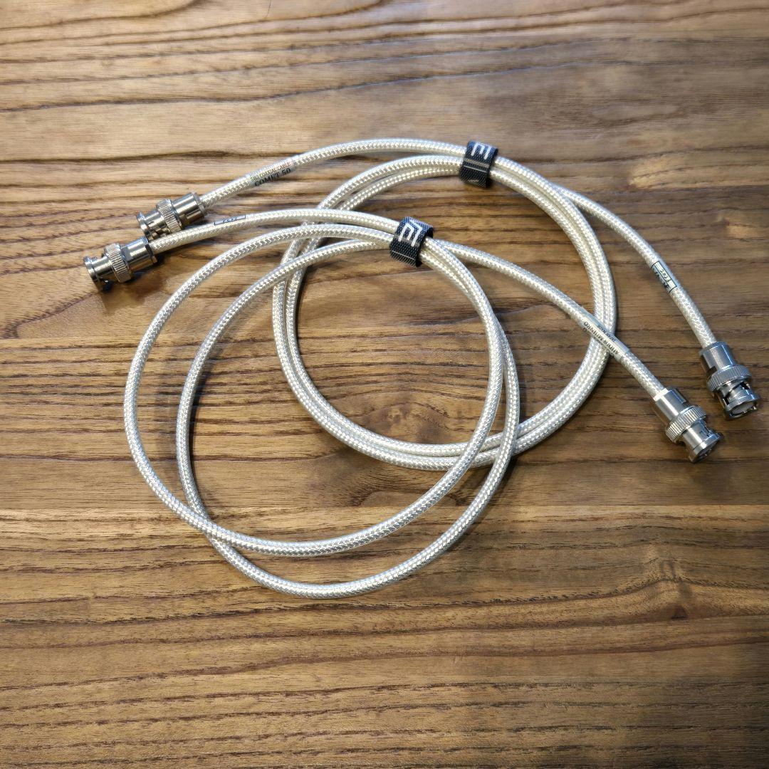 オーディオみじんこ　COMET50　10Mクロック専用50Ωデジタルケーブル×1