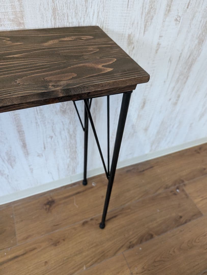 ウォールナット色　 カウンターテーブル 120cm