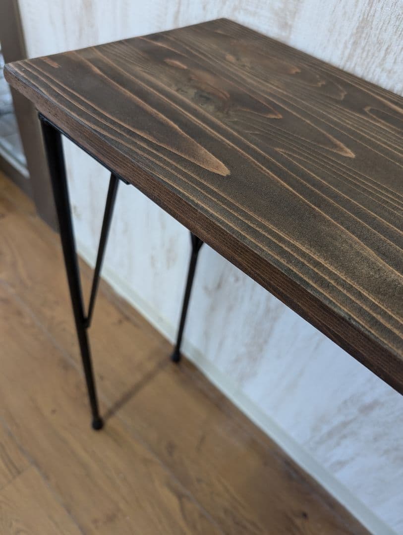 ウォールナット色　 カウンターテーブル 120cm