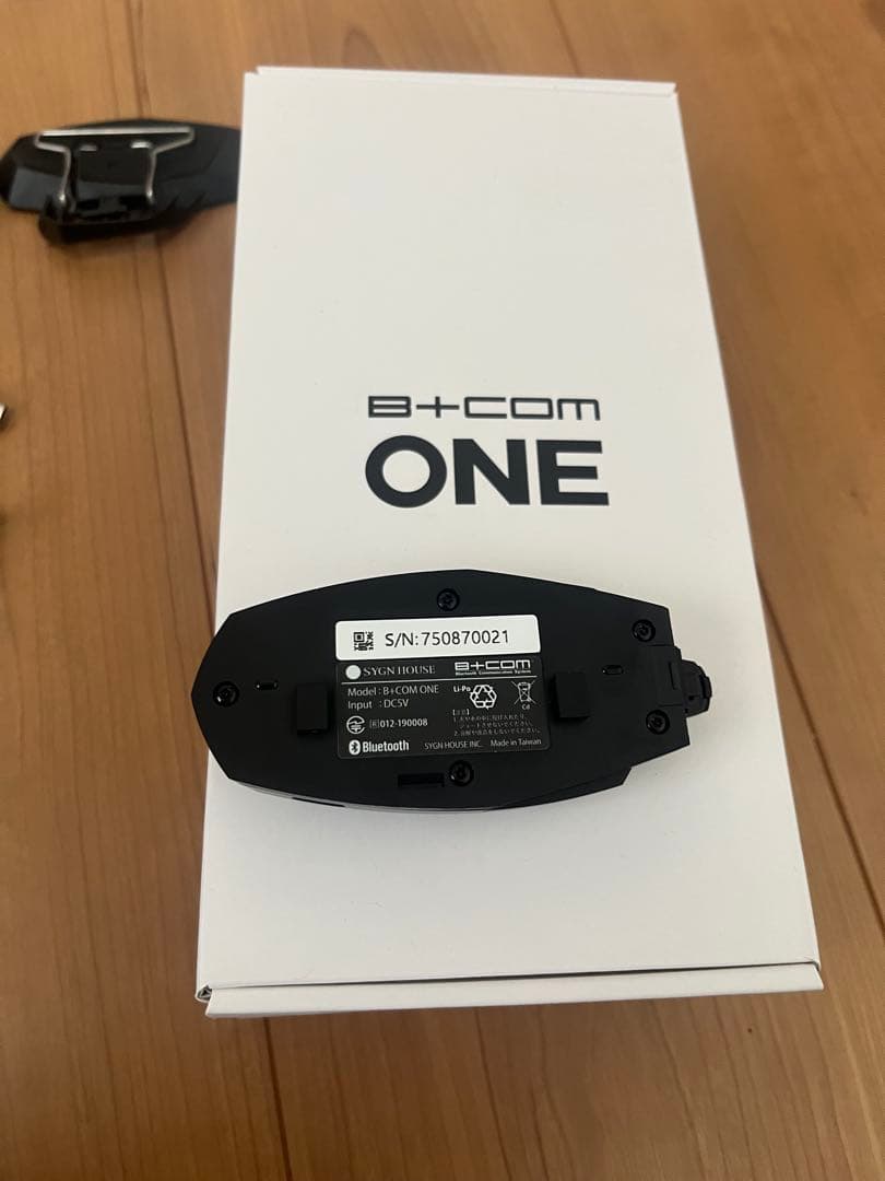 B+COM ONE Bluetoothヘッドセット【増設キット、アームマイク付】