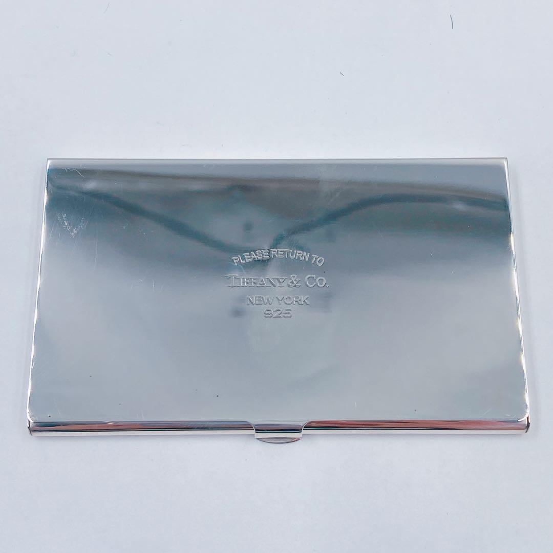 9HM21 ティファニー 名刺入れ カードケース シルバー 925 レア 美品