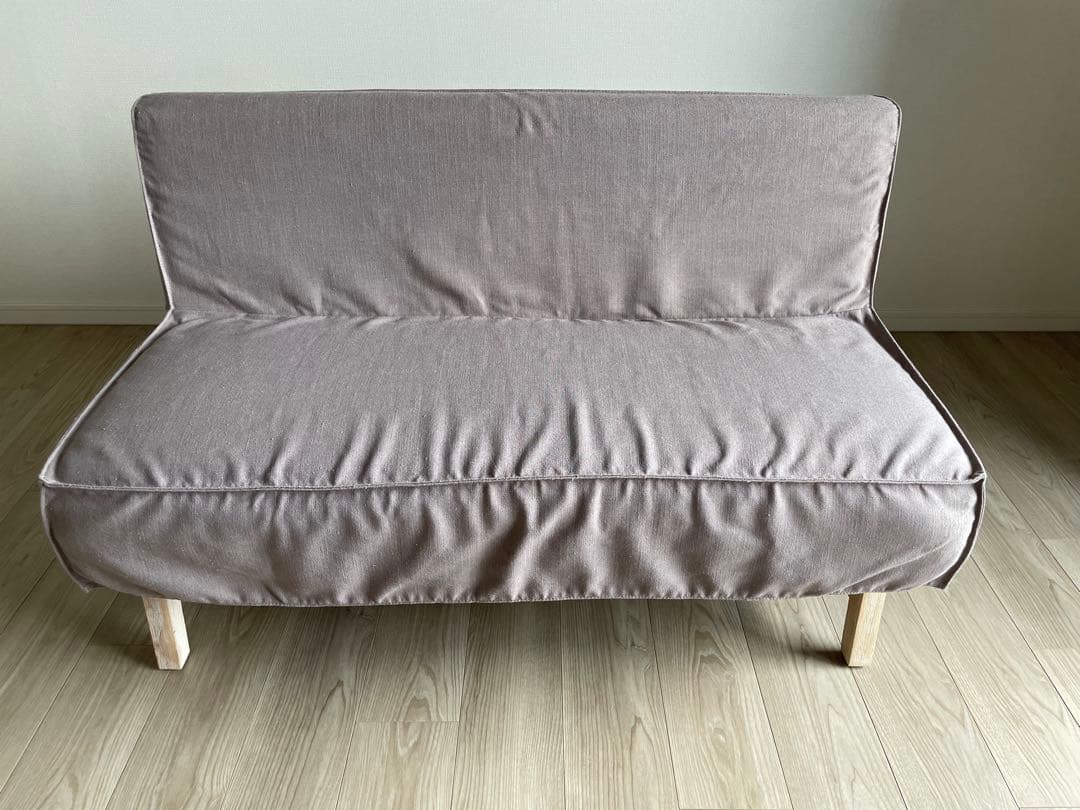 【週末限定価格】unico MANOA ベンチバックレスト ベージュ ソファ