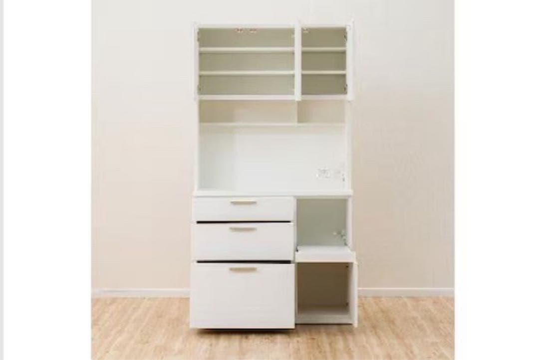 美品 ニトリ NITORI ソレル　100センチ　キッチンボード　食器棚