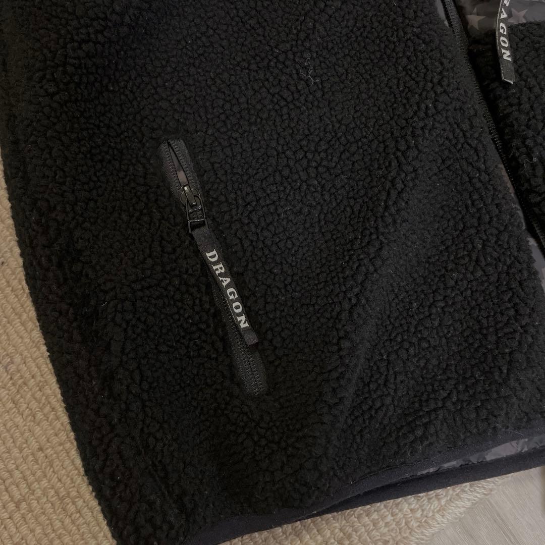 新品☆ゴルフウェアdance with Dragonレディースリバーシブルダウン