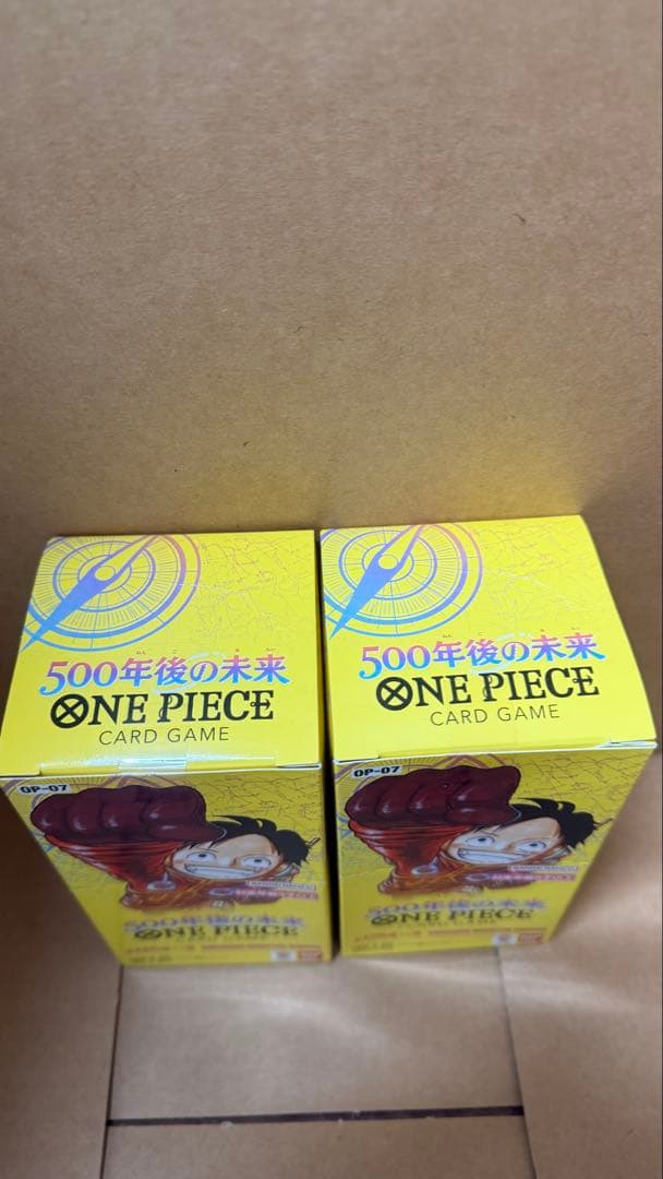 ワンピースカード　５００年後の未来　２BOX 未開封　テープ付き